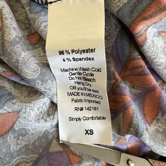 LuLaRoe Maxi Skirt Women XS Boho Tribal Feather Jersey Knit Colorful Comfort - Picture 9 of 10